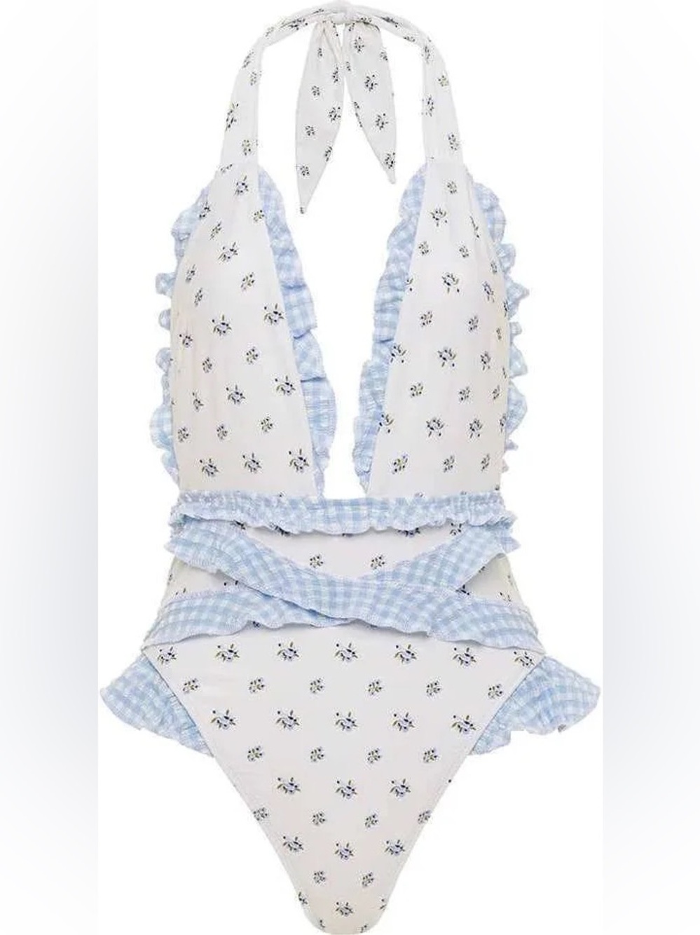 Montce Tropez Ruffle Edge One-Piece - Picture 2 of 5
